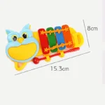 Cartoon Mini Hand Knocker Children's Plastic Percussion Instruments Children's Music Early Education Toys Kid's Toys Gift - Image 3