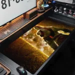 Large Mouse Pad G-God of War Pc Gamer Cabinet Keyboard Computer Game Desk Mat 900x400 Table Rug Gaming Accessories Xxl Mousepad - Image 3