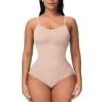 1 Piece Solid Seamless Shaping Shapewear Bodysuit, Tummy Control Butt Lifting Slimmer Body Shaper, Women's Underwear & Shapewear - Image 9