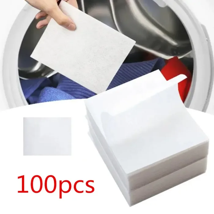 Color Catcher Sheets For Laundry, Color And Stain Absorbing Laundry Washing Sheets, Allow Mixed Washes 30/50/100/150pcs - Image 9