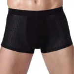 4XL Plus Banboo Fiber Men Underwear Male Boxer Solid Panties Shorts Men's  Underpants Breathable Intimate Man Boxers - Image 9