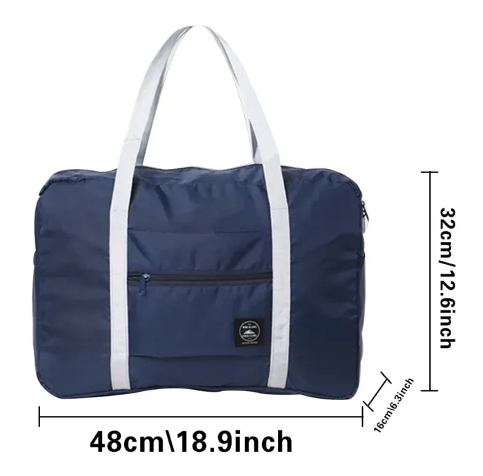 Boston Bags Travel Luggage Bag Foldable Travel Bags Nylon Pack WaterProof Storage Clothes Pack Organizer Avocado Printing Series - Image 2
