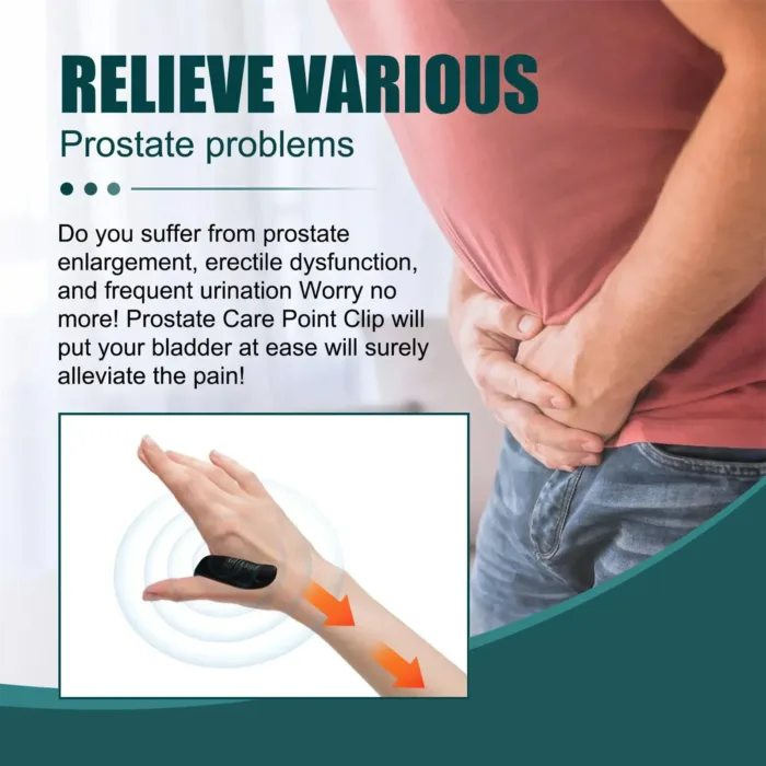 Prostate Care Point Clip Hand Meridians Massage Pressure Acupressure Acupoint Massager Relieve Fatigue Relax Soothing Tool - Image 4