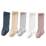 Baby Socks Girl Non Slip Newborn Infant Cute Knee High Socks Children's Mather Kids Princess Cotton long Socks Baby Accessories - Image 4