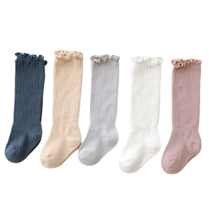 Baby Socks Girl Non Slip Newborn Infant Cute Knee High Socks Children's Mather Kids Princess Cotton long Socks Baby Accessories - Image 4
