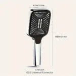 Adjustable Shower Head 3 Mode Rainfall Shower Large Flow Showerhead High Pressure Water Saving Shower Mixer Bathroom Accessories - Image 2
