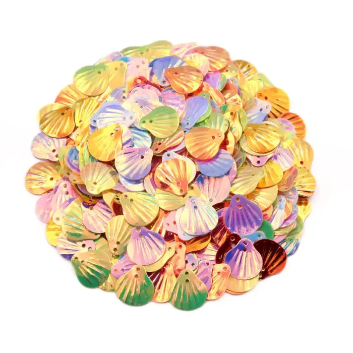 150-900Pcs Glitter Shell PVC Loose Sequins Paillette Sewing Craft For Wedding Decoration Garment Dress Shoe Caps DIY Accessory - Image 1