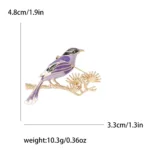 Rhinestone Phoenix Brooches for Women Unisex Enamel Bird Animal Pins Event Party Backpack Decoration Clothes Accessories - Image 28