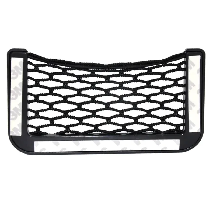 1pcs/2pcs Car Organizer Storage Bag Auto Paste Net Pocket Phone Holder Car Accessories 20*8CM 8*15CM Universal - Image 3