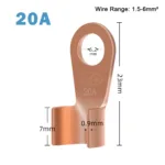 10/50PCS Copper OT Terminal Non-Insulated Wire Connector Bare Electrical Cable Terminals Lug Battery Ring Crimp Terminal 10-400A - Image 13