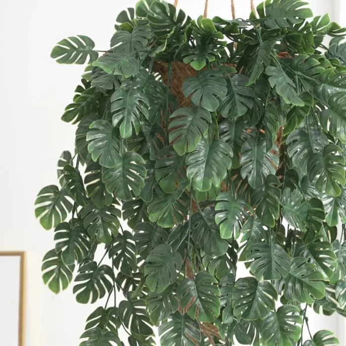 69PCS Chelonian Leaves Artificial Plants Christmas Wedding Garden Rose Arch Home Accessories Decoration Fake Plastic Flowers - Image 2