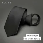 VEEKTIE Fashion Black Air Plane Pattern Necktie Solid Business Cool Ties for men Vestidos Zipper Tie 6 7 8CM Formal Tuxedo Slim - Image 11