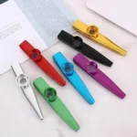 Metal Kazoo Lightweight Portable For Beginner Flute Instrument Music Lovers Woodwind Instrument Simple Design Lightweight Kazoo - Image 2