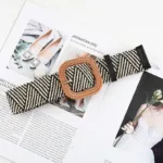 Vintage Bohemian Square Buckle Elastic Braided Belts Women Summer Wild Linen Weave Fake Straw Waist Belt Dress Shirt Decoration - Image 11