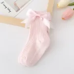 Toddler Socks Baby Accessories Girl Cute Bow Non-slip Floor Socks Children Kids Mid-tube Cotton Socks Infant Newborn Boy Clothes - Image 8