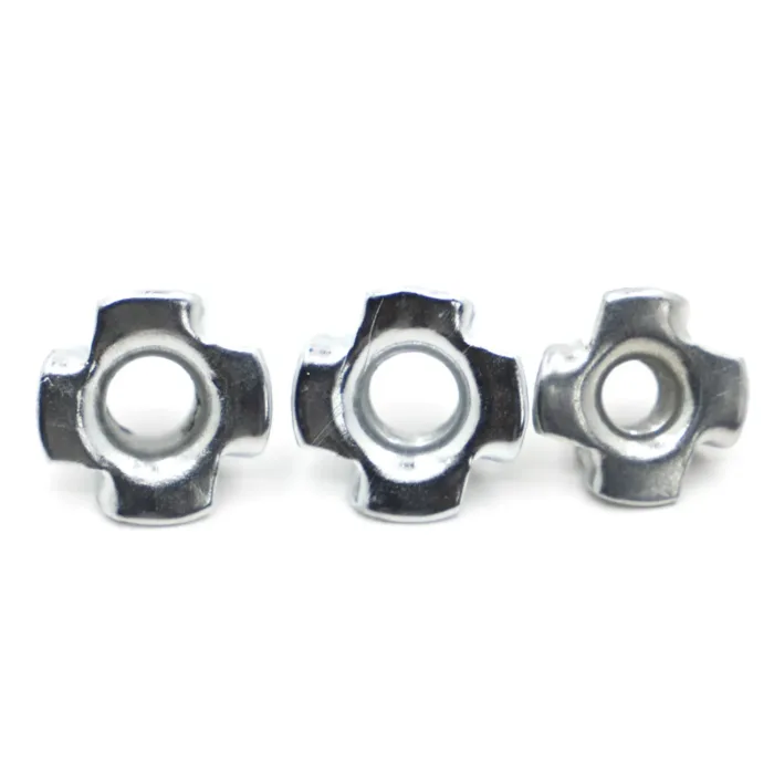 5-50pcs M3 M4 M5 M6 M8 M10 Zinc Plated Four Claws Nut Speaker T-nut Blind Pronged Insert Tee Nut Furniture Hardware - Image 2