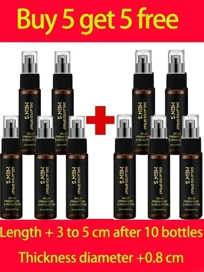 Penis Growth Male products Male strong Sex Delay Spray For Men External Use Anti Premature Ejaculation Lasting Prolong 60 Minute - Image 11