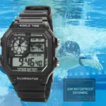 Students Sports Watches for Men Electronic Watch Digital Display Retro Style Clock Men Male Reloj Hombre Watch Relogio Masculino - Image 4