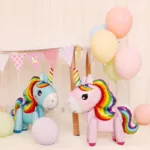 Aluminum Foil Unicorn Balloon Birthday Party Children Birthday Balloon Party Decoration Baby Full Moon Commemoration Baloon - Image 5