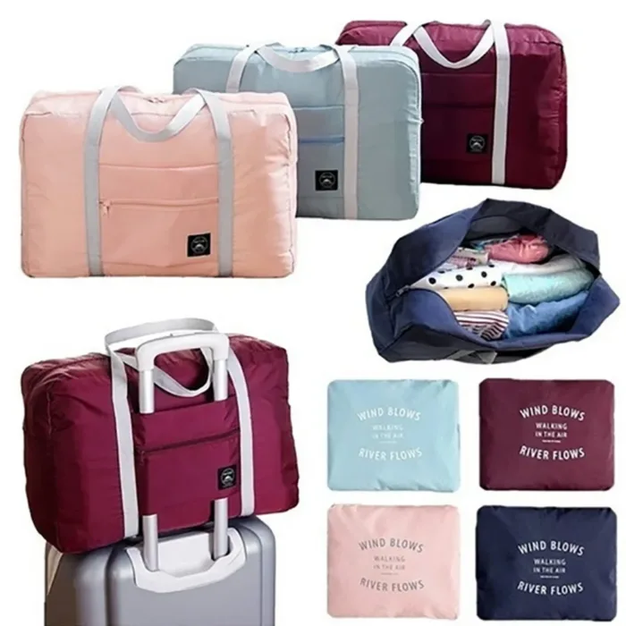 2023 New Nylon Foldable Travel Bags Unisex Large Capacity Bag Luggage Bag Women WaterProof Handbags Men Travel Bags Storage Pack - Image 1