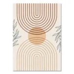 Creative Bohemian Light-colored Block Canvas Prints Nordic Minimalist Line Wall Art Poster for Living Room Bedroom & Home Decor - Image 14