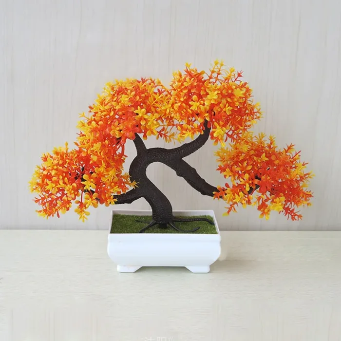 Simulated Potted Dragon Whisker Tree Bonsai Green Plant For Office Desktop Decoration Flowers Potted Home Creative Decoration - Image 4