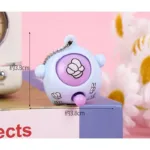 Mini Egg Stone Paper Scissors Toy Colored Round Egg Cartoon Lovely Gift Key Chain Party Interactive Toy Stress Reliever - Image 3
