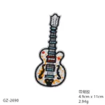 Musical Patch Instrument Notes Guitar Tape Ukulele Patches Embroidery Cloth Sticker DIY Badge Clothes Backpack Decoration - Image 4