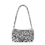 Women's Bag Fashion Design Retro Cow Zebra Leopard Printing Shoulder Underarm Bag Casual Ladies Small Purse Shopper Handbags - Image 7