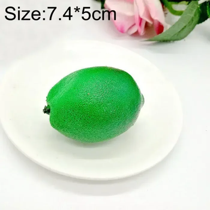 Decorative Foam Fake Fruit Apple Lemon Peach Orange DIY Plastic Artificial Fruit For Home Decor Accessories Photography Props - Image 39