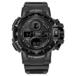 YIKAZE Men's Military Digital Watch Outdoor Men Sports Watch Waterproof Luminous Chronograph Clock Student Electronic Wristwatch - Image 3