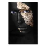 Modern Black Gold African Woman Portrait Wall Art Posters Living Room Home Decor Canvas Painting Mural Prints Pictures Cuadros - Image 12