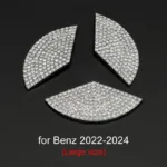 Luxury Bling Car Steering Wheel Diamond Emblem Decal Decoration Cover DIY Sticker Car Accessories for Mercedes Benz - Image 15