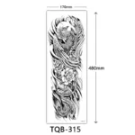 Body Art Full Fake Tatoo Tiger Wolf Flowers Rose Large Arm Tattoo Sticker Full Sleeve Waterproof Semi Permanent Tattoo Women Man - Image 43