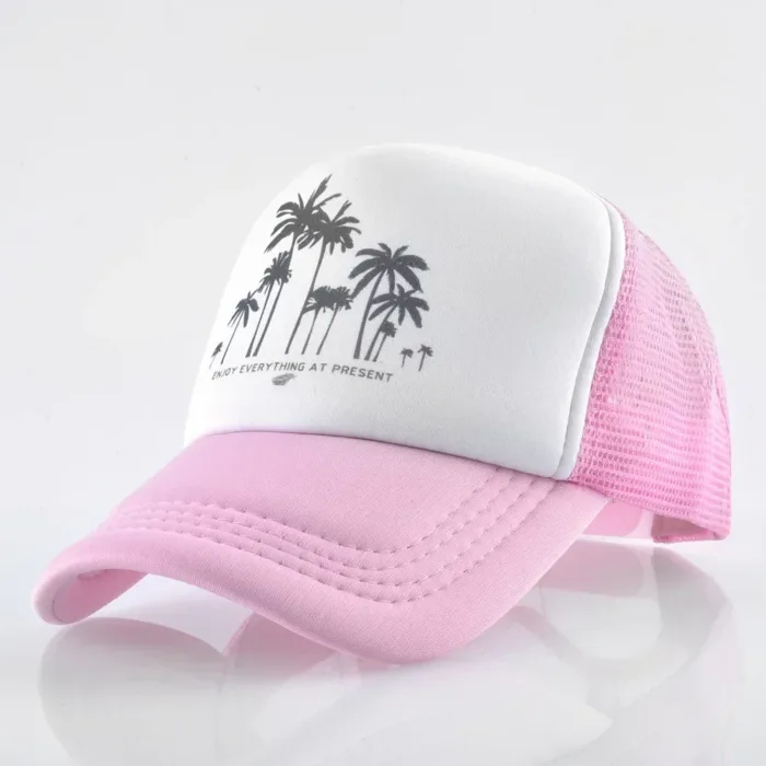 Embossed Triangle Mesh Baseball Caps Women Breathable Mesh Snapback Hats Red Black Casual Sport Hats Cap Unisex Men Fishing - Image 26
