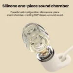 Soft Silicone Headphones Wired Handsfree Type C 3.5mm Jack Earphones In-Ear Sleep Wired Headset With Mic In-line Control Earbuds - Image 5