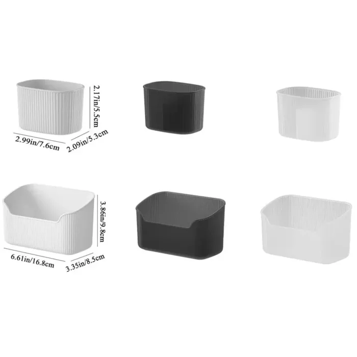 Desktop Cosmetics Storage Box Toiletries Cotton Swab Container Brushes Makeup Organizer Case Bathroom Accessories - Image 6