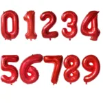 32 inch Large Gold figure Balloons 18 20 30 40 50 60 70 80 90 years adult Birthday Anniversary Decoration Number Balls Supplies - Image 17
