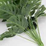 Artificial Plants Green Palm Leaves Monstera Home Garden Living Room Bedroom Balcony Decoration Tropical Plastic Fake Plant Long - Image 5