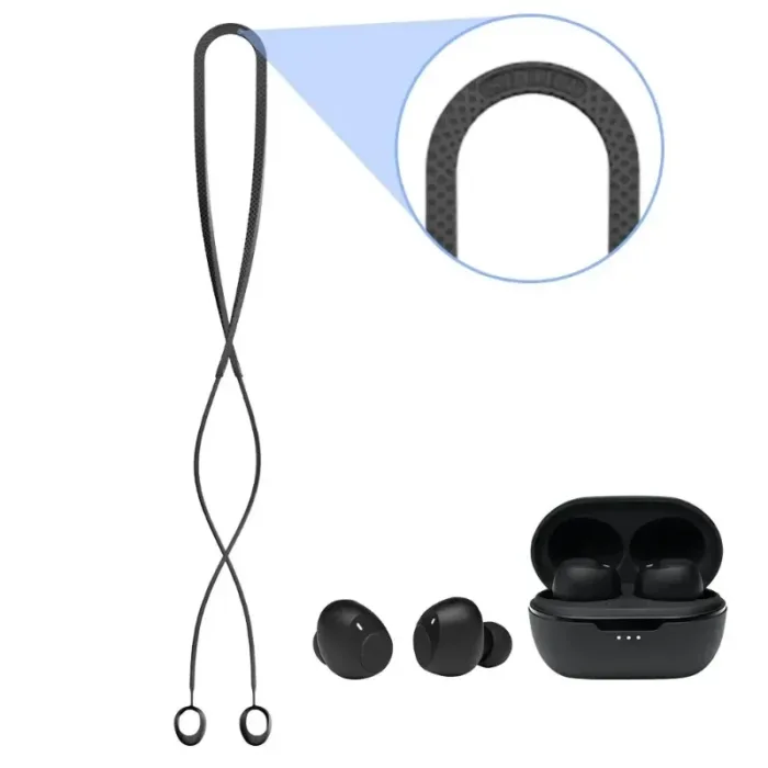 Silicone Anti Lost Strap Earphone Hanging Neck Rope for JBL TUNE 115TWS True Wireless Bluetooth Headphone Lanyard Neck Cord New - Image 2