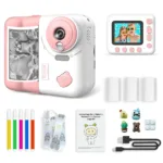 9IMOD Kids Camera Instant Print Camera 2.4 inch 1080P Children Digital Photo Video Camcorder Toys with 10X Digital Zoom TF Card - Image 9