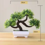 Green Artificial Plants Bonsai Small Tree Pot Plants Simulation Plastic Flowers Potted Ornaments Home Hotel Garden Decoration - Image 13