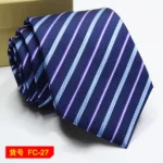 67 Styles Men's Ties Solid Color Stripe Flower Floral 7-8cm Jacquard Necktie Accessories Daily Wear Cravat Wedding Party Gift - Image 7