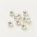 14K/18K Gold Plated 10-30Pcs 3/4/5/6/8mm Spacer Beads for DIY Necklace Bracelet Jewelry Making Supplies Accessories Wholesale - Image 13