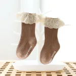 Baby Socks Newborn Lace Socks Baby Girl Knee High Long Infant Toddler Children Kids Non-slip Floor Socks Baby Stuff Accessories - Image 8