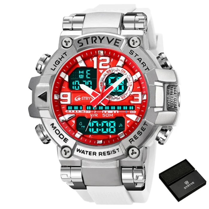 STRYVE Top Brand Men's Digital Watch Waterproof Sport Wristwatch for Men Military Electronic Watches High Quality Male Gifts - Image 21