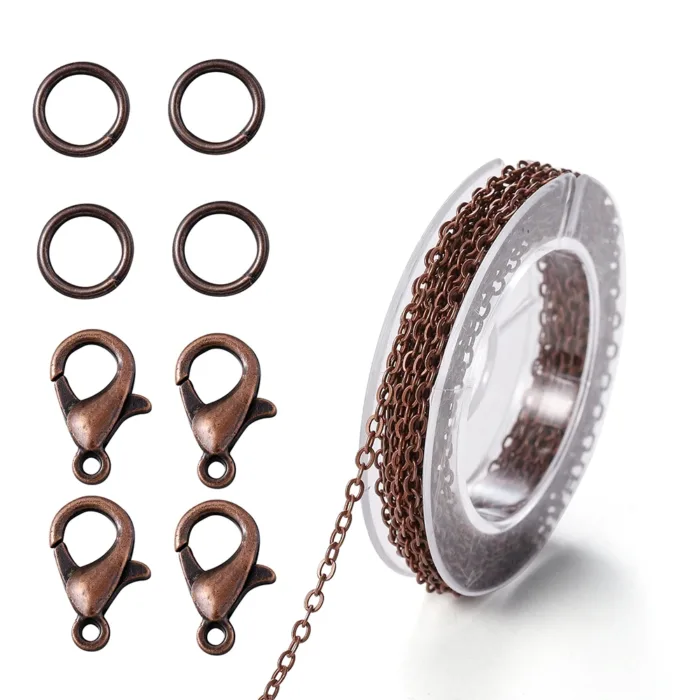 3Meter Alloy Bulk Link Chain With Jump Rings Lobster Clasps Necklace Chains For DIY Jewelry Making Supplie Necklaces Accessories - Image 8