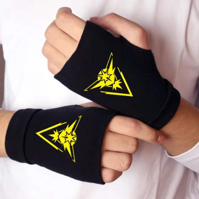 Pokemon GO Cartoon Half Finger Gloves Anime Zapdos Articuno Game Peripherals Office Gloves Children's Toys Birthday Gifts - Image 8