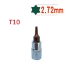 1pc Torx Screwdriver Bit 1/4 Inch Drive Socket Ratchet Socket Wrench Adapter Hand Tools T8 T10 T15 T20 T25 T27 T30 T40 - Image 9