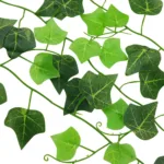 2.4M 100pcs Leaf 1 piece Home Decor Artificial Ivy Leaf Garland Plants Vine Fake Foliage Flowers Creeper Green Ivy Wreath - Image 2